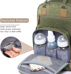 iniuniu Diaper Bag Backpack, 4 in 1 kit Large Unisex Baby Bags - Image 2
