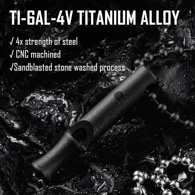 KeyUnity Titanium Emergency Whistle - Image 6