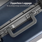LEVEL8 Carry On Luggage Airline Approved Zipperless - Image 7