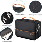 Electronic Organizer Travel Case, Travel Cord Organizer Case Portable - Image 3