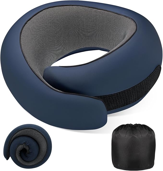 Neck Pillow Airplane, 100% Pure Memory FoamTravel Neck Pillow Travel Neck by 4litamz