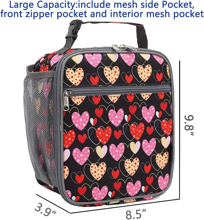 FlowFly Kids Lunch box Insulated Soft Bag Mini Cooler Back to School Thermal - Image 3