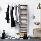 Simple Houseware 6 Shelf Hanging Closet Organizer - Image 5