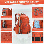 Maelstrom Hiking Backpack, 40L Waterproof Camping Daypack - Image 3