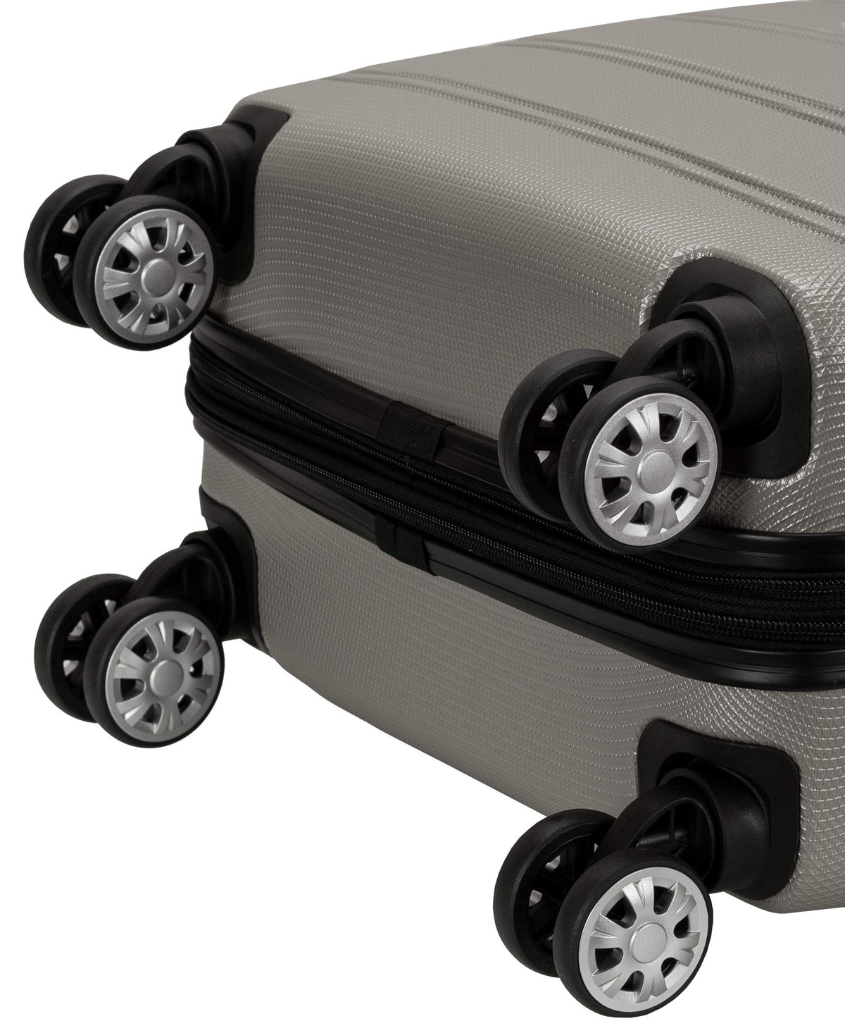 Melbourne Hardside Expandable Spinner Wheel Luggage (Silver / Carry-On 20")