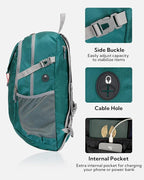 WATERFLY Lightweight Packable Hiking Backpack: 30L Foldable Travel Daypack - Image 4