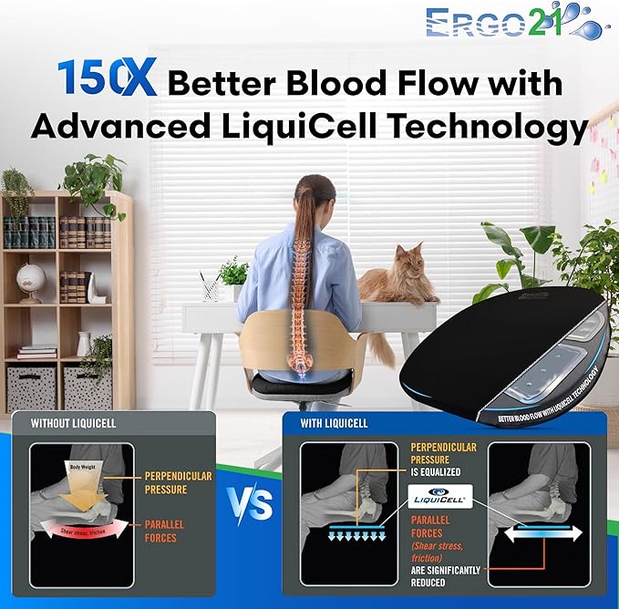 Original Seat Cushion with LiquiCell Technology – Tailbone, Hip & Lower Back - Image 3