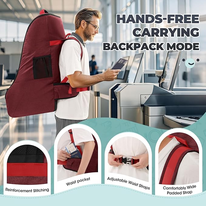 RAINSMORE Padded Car Seat Travel Bag - Image 5