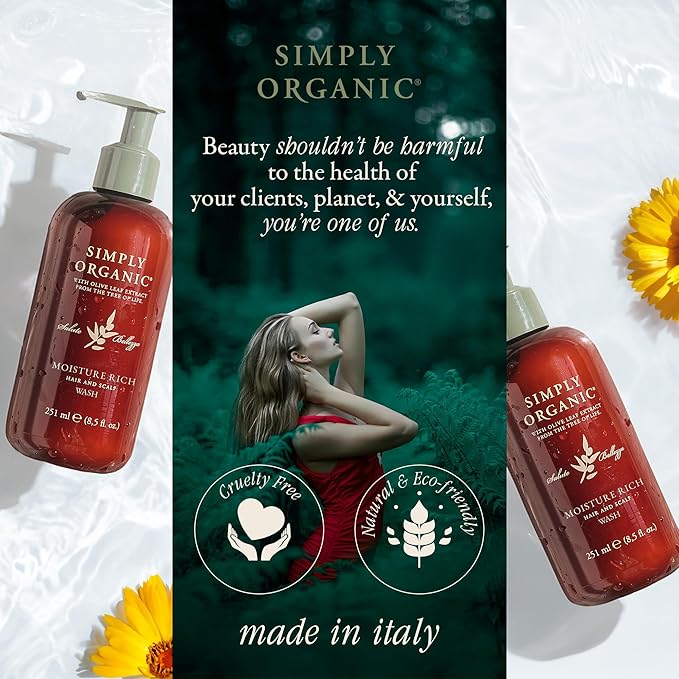 SIMPLY ORGANIC Nourishing Hair Deep Shampoo Scalp Wash, Made in Italy, All - Image 7