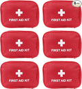 AOUTACC 6 Pack Empty First Aid Kit Bag, Lightweight Empty First Aid Bag by AOUTACC