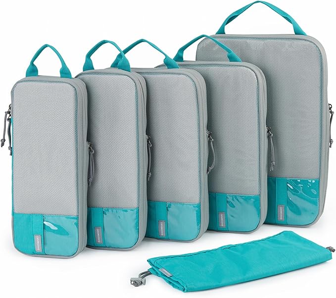 BAGSMART 6 Set Compression Packing Cubes by BAGSMART