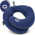 BCOZZY Travel Neck Pillow for Airplane – Patented Double Support for Head by BCOZZY
