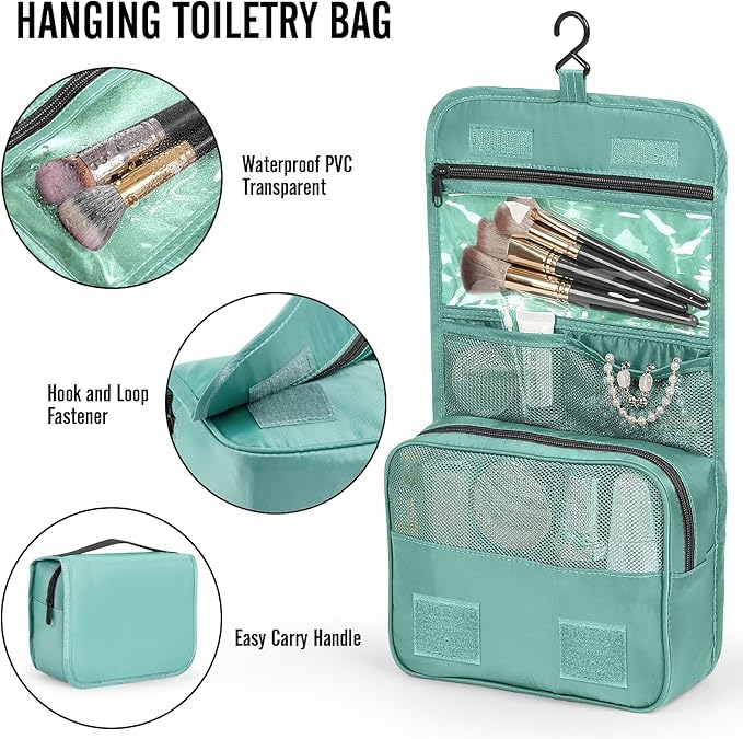 Veken 8 Set Packing Cubes for Travel Essentials, Suitcase Organizer Bags in 4 - Image 3