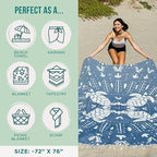 Sand Cloud Extra Large Turkish Beach Towel - Image 3