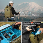 Tenzing 40L Camera Backpack, Waterproof Travel Photography Bag - Image 6