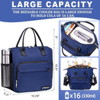 TuErCao Bule Lunch Box for Women Insulated Lunch Bag for Female Adult for Work - Image 3