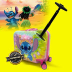 Fast Forward 18" Lilo And Stitch Kids Ride on Luggage-HardShell Rolling Travel - Image 2
