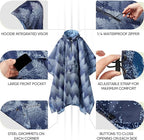 PTEROMY Hooded Rain Poncho for Adult - Image 2