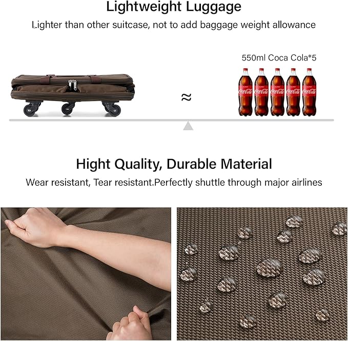 Hanke Expandable Collapsible Luggage - Image 6
