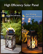 Homemory Solar Lanterns Outdoor Waterproof Hanging - Image 4
