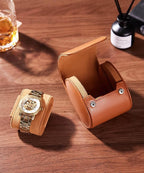 Homde Travel Watch Box Leather: Traveling Case - Image 2