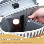 Tirrinia 2 Bottle Insulated Wine Tote Carrier - Image 5