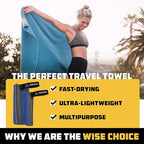 Wise Owl Outfitters Microfiber Camping Towel - Image 4