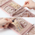 BELALIFE Travel Jewelry Case Organizer, Small Foldable Storage Roll - Image 3