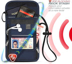 Lewis N. Clark RFID Blocking Stash Neck Wallet, Travel Pouch + Passport Holder - Image 3