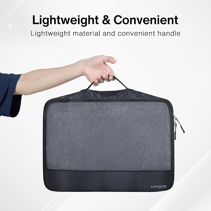 5 Set Packing Cubes Travel for Luggage Durable Suitcases Organizer Bags - Image 3