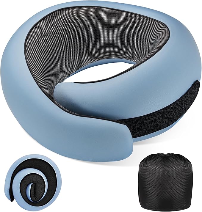 Neck Pillow Airplane, 100% Pure Memory FoamTravel Neck Pillow Travel Neck by 4litamz