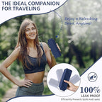 610ml Collapsible Water Bottles Upgrade Foldable Water Bottle BPA Free Reusable - Image 4