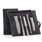 GERMANIKURE 5pc Manicure Set in Black Leather Case by GERMANIKURE