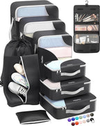 ALL INCLUDED 10 Set Durable Packing Cubes by OlarHike
