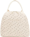 Bluboon Lunch Bag for Women Men Cute Corduroy Lunch Tote Bags Reusable by BLUBOON