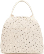 Bluboon Lunch Bag for Women Men Cute Corduroy Lunch Tote Bags Reusable by BLUBOON