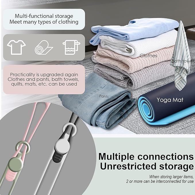 Nearockle Silicone Cable Ties Cord Organizer - Image 5