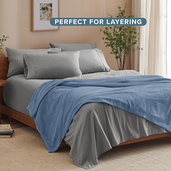 Bare Home Fleece Blanket - Image 7