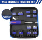 WORKPRO 61PC Magnetic Screwdriver Bits & Nut Driver Set - Image 6