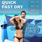 6 Pack Lightweight Thin Beach Towel Oversized 71"x32" Big Extra Large - Image 3