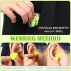 TrelaCo 100 Pairs Ear Plugs Bulk, NRR 29dB Reusable Silicone Ear Plugs - Image 5