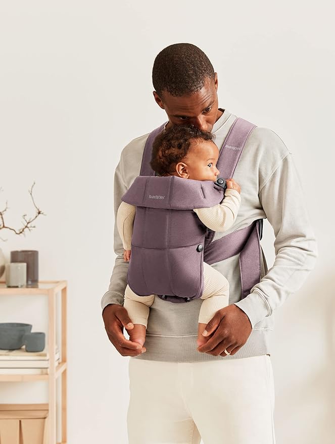 BabyBjörn Baby Carrier Mini, Dark Purple | Newborn Carrier, Easy-to-Use - Image 6
