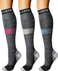 CHARMKING Compression Socks for Women & Men Circulation 15-20 mmHg is Best by CHARMKING