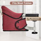 Hook On Chair, Clip on High Chair, Fold-Flat Storage Portable Baby Feeding Seat - Image 8