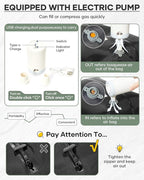 Vacuum Backpack Travel With Pump, Mochila De Viaje Compresion Al Vacio - Image 4