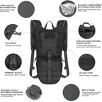 Unigear Tactical Hydration Packs Backpack 1050D - Image 2