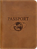 BIAOTIE Premium Leather Passport Holder Covers, Rfid Travel Wallet Passport by BIAOTIE