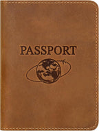 BIAOTIE Premium Leather Passport Holder Covers, Rfid Travel Wallet Passport by BIAOTIE