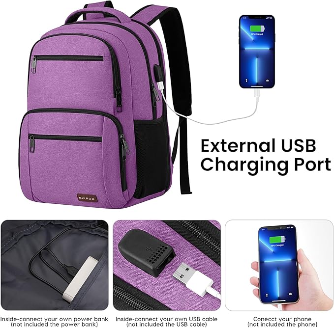 Backpack for Girls Women, School Backpack for Teen Boys, Lightweight Casual - Image 5