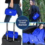 BlueHills Ultra Compact Travel Blanket 2 Pack Large Soft Cozy Portable Blanket - Image 2